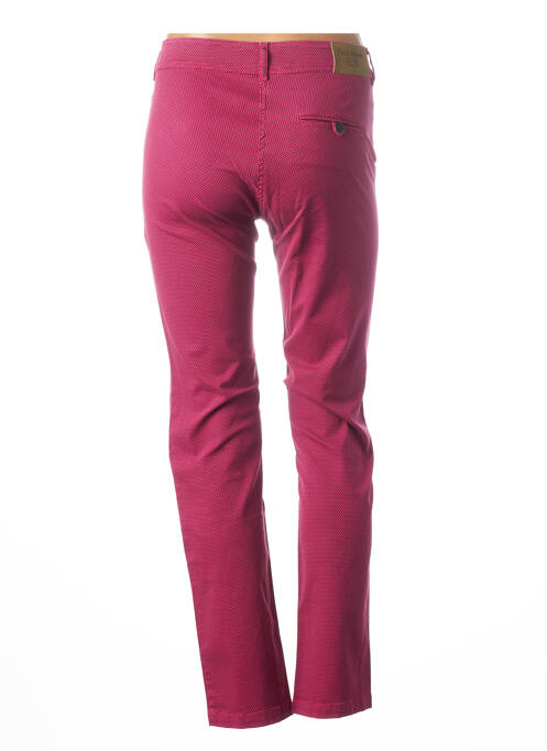 Pantalon slim roz PAUL BRIAL femeie