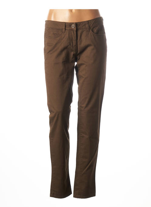 Pantalon slim maro SANDWICH femeie