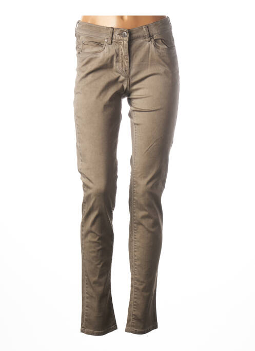 Pantalon slim bej SANDWICH femeie