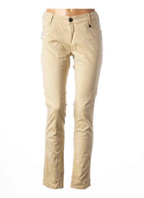Pantalon slim bej ANNA SCOTT femeie