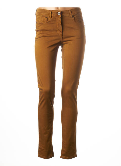 Pantalon slim galben SANDWICH femeie