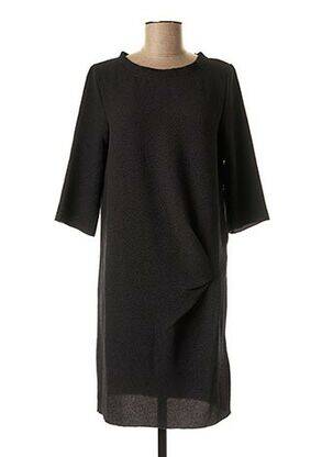 Rochie midi mâneci 3/4 mâneci 3/4 negru LA FEE MARABOUTEE femeie