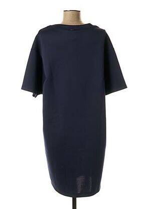Rochie midi imprimeu floral mâneci scurte albastru KOCCA femeie
