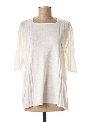 Pulover alb EDWIGE femeie