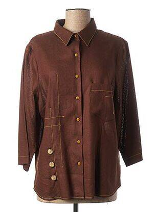 Cămașă maro BRIGITTE SAGET femeie