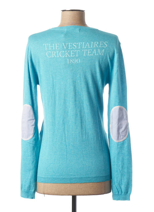 Vestă cu mâneci lungi albastru VESTIAIRES PRINCIPAUTE CANNOISE femeie