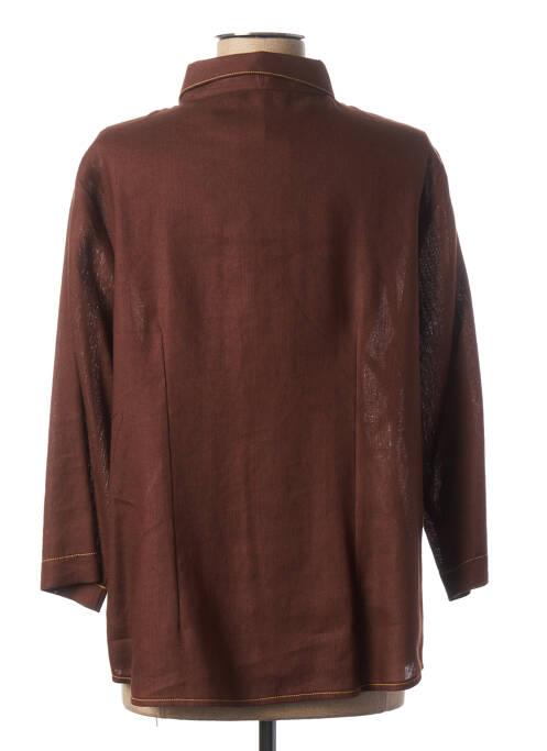 Cămașă maro BRIGITTE SAGET femeie