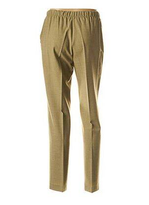 Pantalon croială dreaptă talie înaltă verde MARYVET femeie