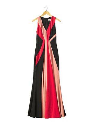 Rochie lungă croială evazată fără mâneci negru MIKAEL AGHAL femeie