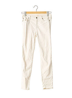 Pantalon slim bej 7 FOR ALL MANKIND femeie