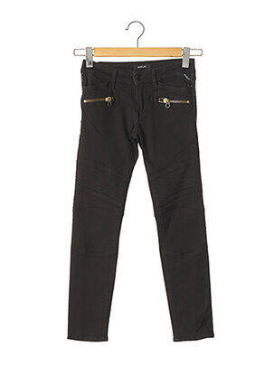 Pantalon slim negru REPLAY femeie