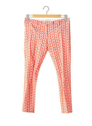 Pantalon drept portocaliu TRUE RELIGION femeie