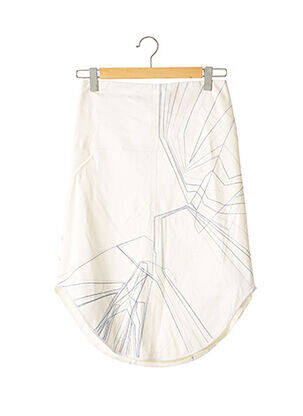 Fustă midi alb BRANDAZZA DE ADURIZ femeie