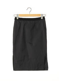 Fustă midi talie înaltă negru YVES SAINT LAURENT femme
