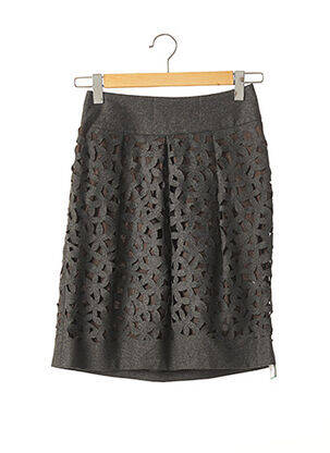 Fustă midi gri GUNEX femeie