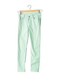 Pantalon slim conic mărime normală verde 7 FOR ALL MANKIND femeie