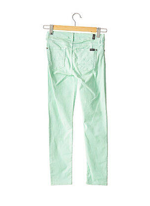 Pantalon slim conic mărime normală verde 7 FOR ALL MANKIND femeie