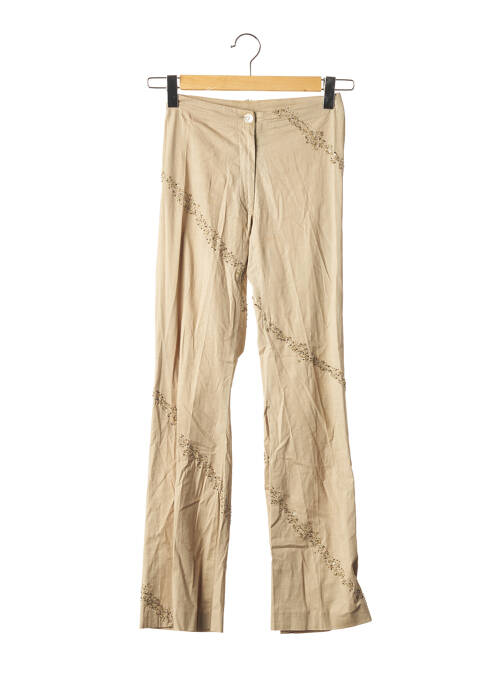 Pantalon drept bej SANS MARQUE femeie