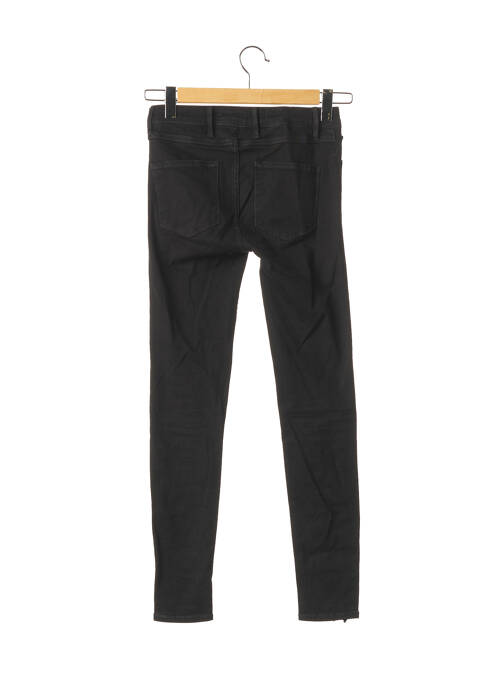 Pantalon slim negru SANDRO femeie