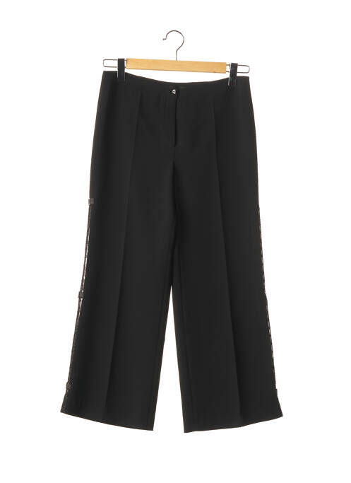 Pantalon larg închidere cu fermoar sub clapetă cu nasturi mărime normală negru PATIO BY ENRICO CAVALI femme