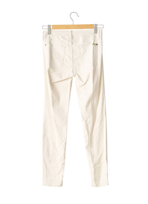 Pantalon slim bej 7 FOR ALL MANKIND femeie