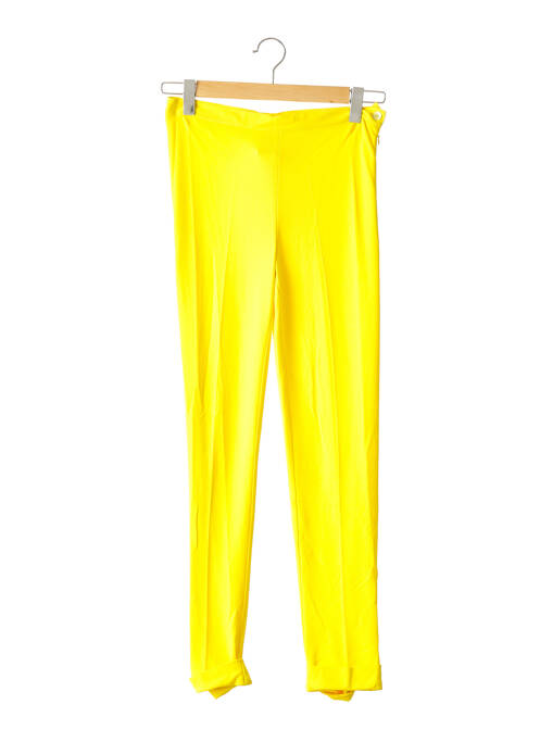 Pantalon drept galben DIDIER PARAKIAN femeie