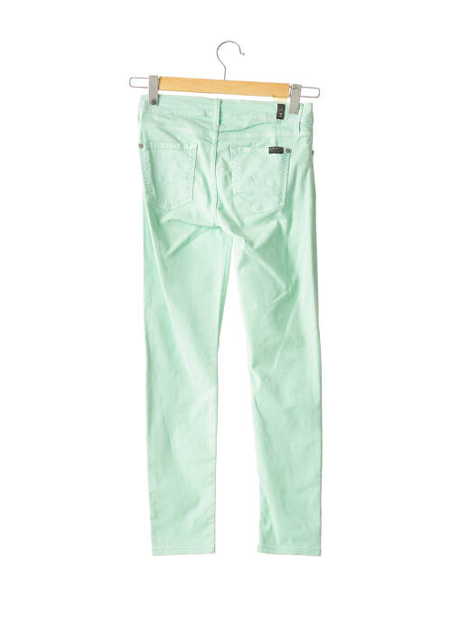 Pantalon slim verde 7 FOR ALL MANKIND femeie