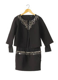 Set rochie închidere cu fermoar la spate negru PATRIZIA PEPE FIRENZE femme