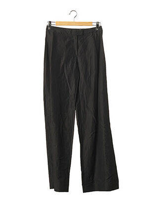 Pantalon drept talie cu cleme talie înaltă negru RUE DU MAIL femeie