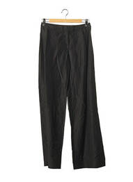 Pantalon drept talie cu cleme talie înaltă negru RUE DU MAIL femme