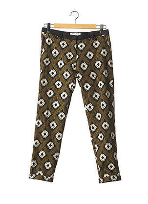 Pantalon drept maro MONOCROM femeie