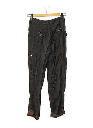 Pantalon drept talie înaltă talie înaltă negru BRANDEEZ femeie