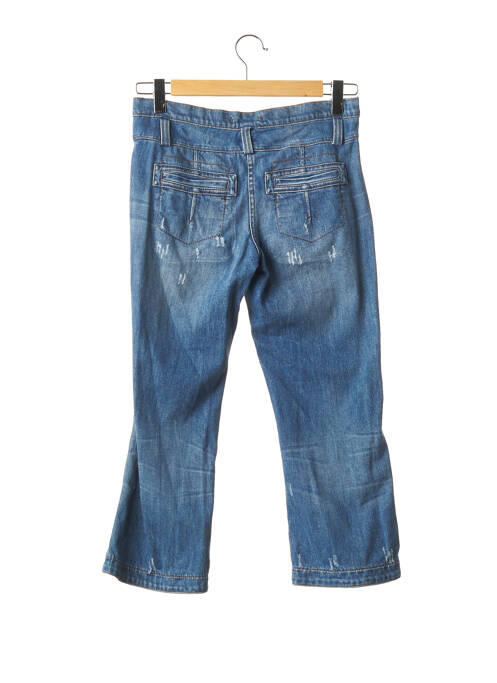 Pantalon trei sferturi albastru ROBERTO CAVALLI femeie