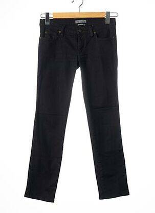 Pantalon 7/8 elasticitate talie joasă albastru MC QUEEN femeie