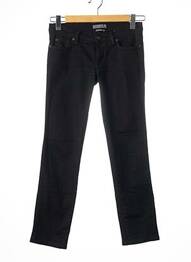 Pantalon 7/8 elasticitate talie joasă albastru MC QUEEN femeie