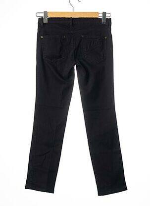 Pantalon 7/8 elasticitate talie joasă albastru MC QUEEN femeie