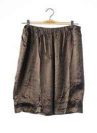 Fustă midi talie elastică maro LANVIN femme