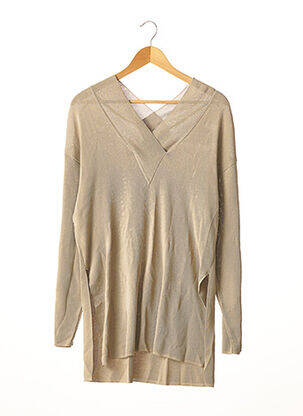 Pulover bej EMMANUELLE KHANH femeie