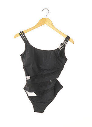 Costum de baie dintr-o singură piesă elasticitate top sutien modelat negru ZEKI femeie