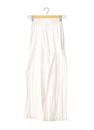 Pantalon drept alb EMMANUELLE KHANH femeie