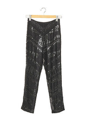 Pantalon slim talie înaltă negru REEM ACRA femeie