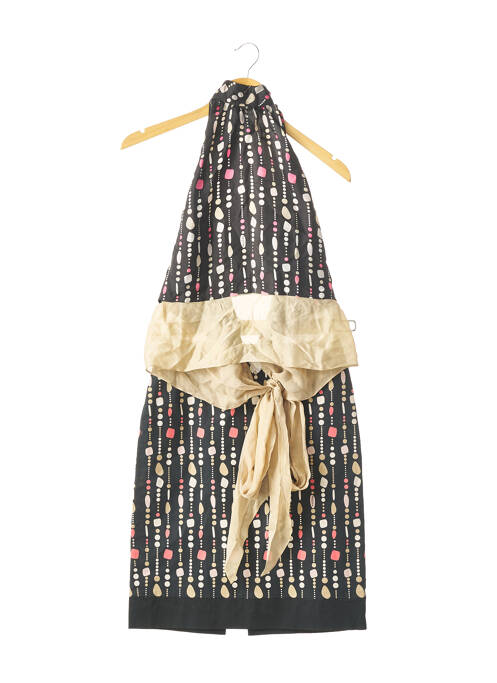 Set fustă închidere cu fermoar sub clapetă cu cârlig negru PAULE KA femme