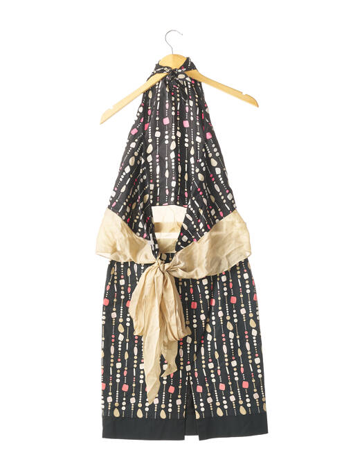 Set fustă închidere cu fermoar sub clapetă cu cârlig negru PAULE KA femme