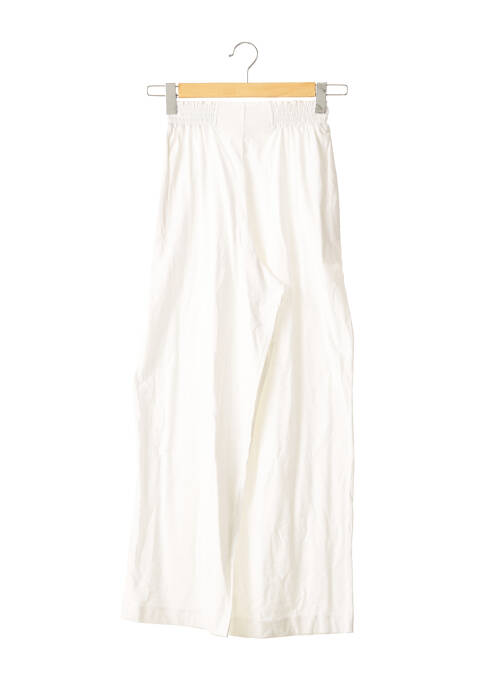 Pantalon drept alb EMMANUELLE KHANH femeie