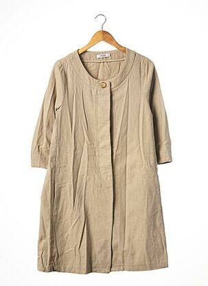 Palton lung bej COMPTOIR DES COTONNIERS femeie