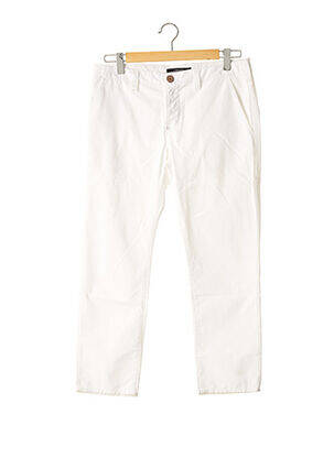 Pantalon 7/8 țesătură poplin talie joasă alb J BRAND femeie