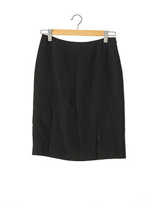 Fustă midi talie cu cleme negru CARACTERE femeie