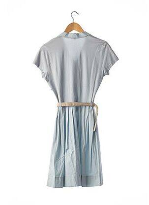 Rochie midi mâneci scurte mâneci scurte albastru PASCAL MILLET femeie