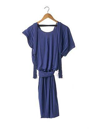 Rochie midi fără mâneci fără mâneci albastru PAULE KA femeie
