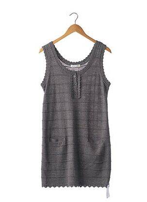 Rochie pulover croială dreaptă fără mâneci gri SEE BY CHLOÉ femeie